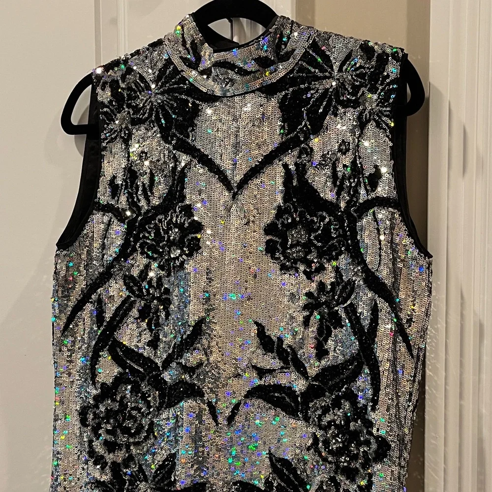 All Saints Harper Sequins Dress - Picture 4 of 7
